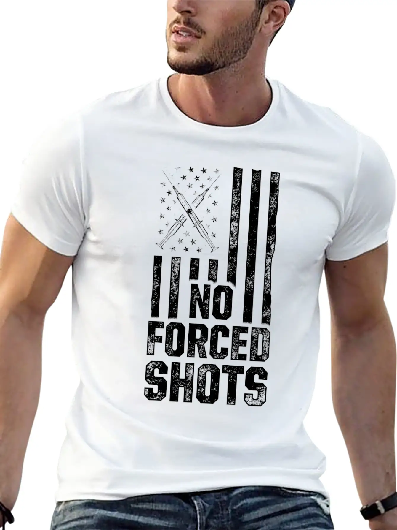 Anti Mandatory Vaccine Immunize Against Stylish Everyday T-Shirt – Unisex Basic Cotton Tee