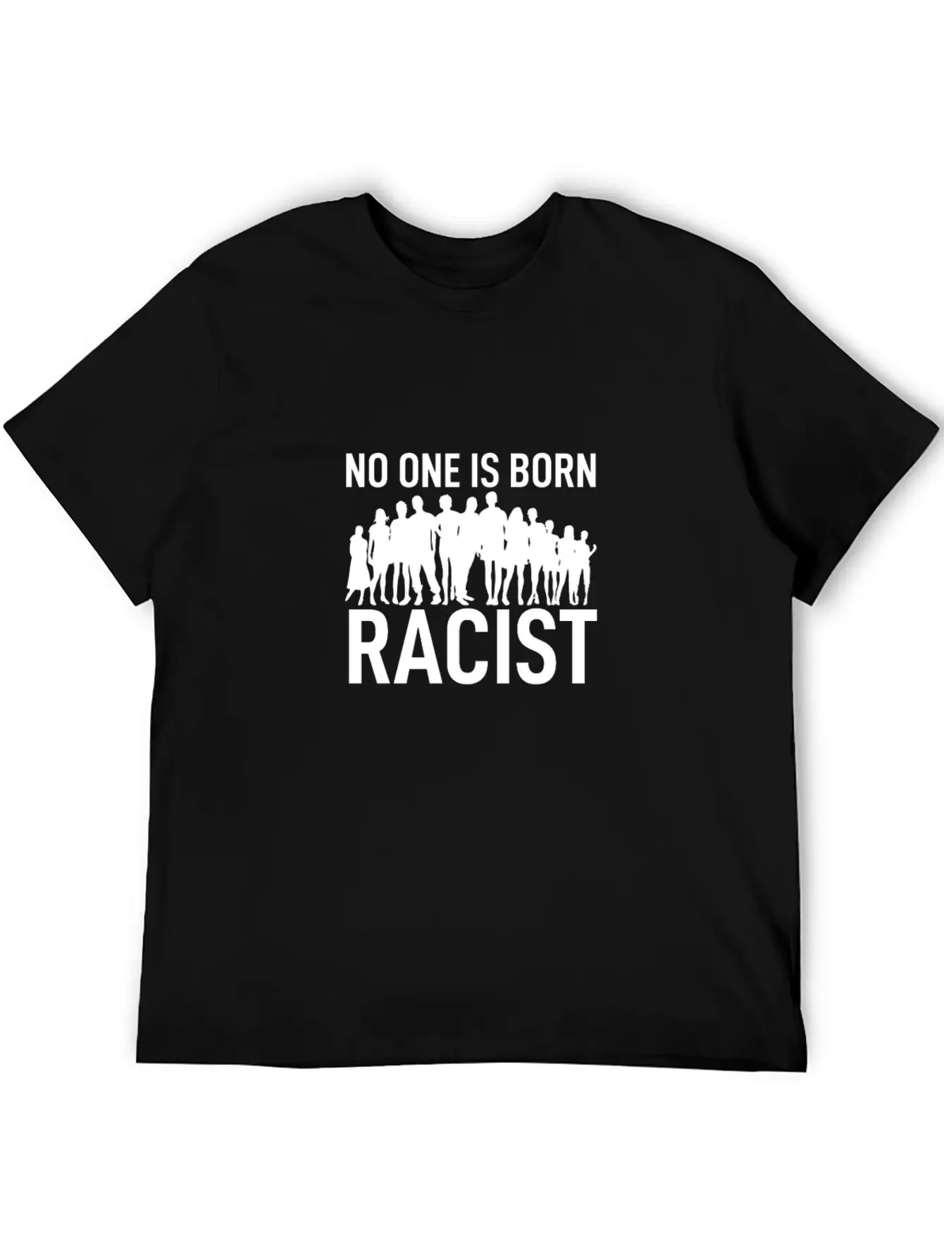 Anti Racism Breathable Soft Cotton T-Shirt – Timeless Casual Look