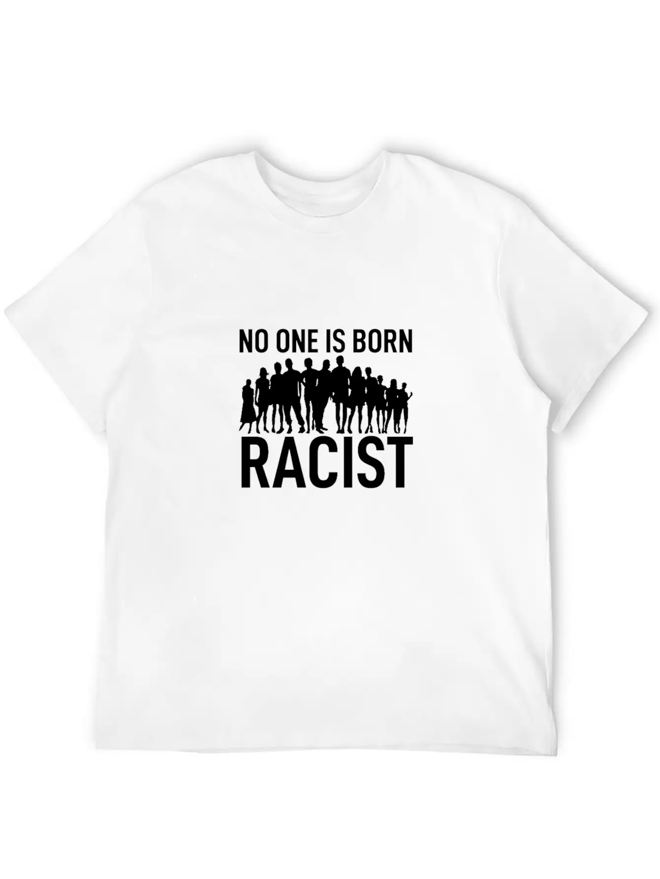 Anti Racism Breathable Soft Cotton T-Shirt – Timeless Casual Look
