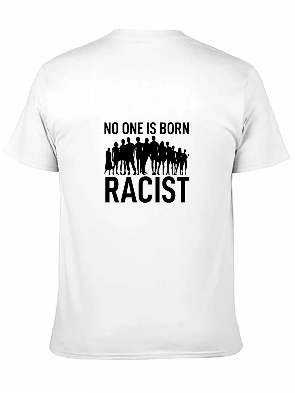 Anti Racism Breathable Soft Cotton T-Shirt – Timeless Casual Look