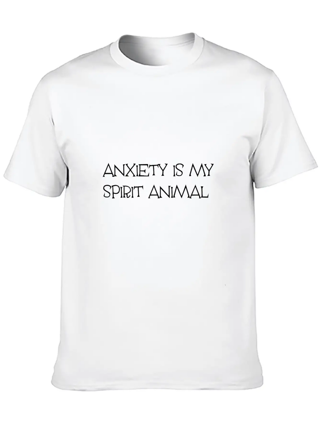 Anxiety Spirit Animal Classic Fit Graphic Tee For Daily Comfort – Unisex Cotton Shirt
