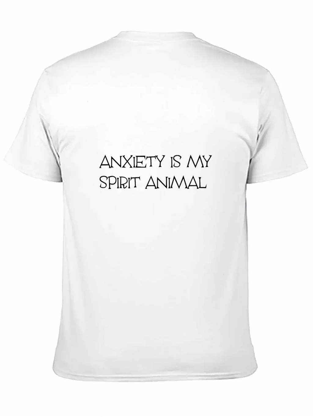 Anxiety Spirit Animal Classic Fit Graphic Tee For Daily Comfort – Unisex Cotton Shirt