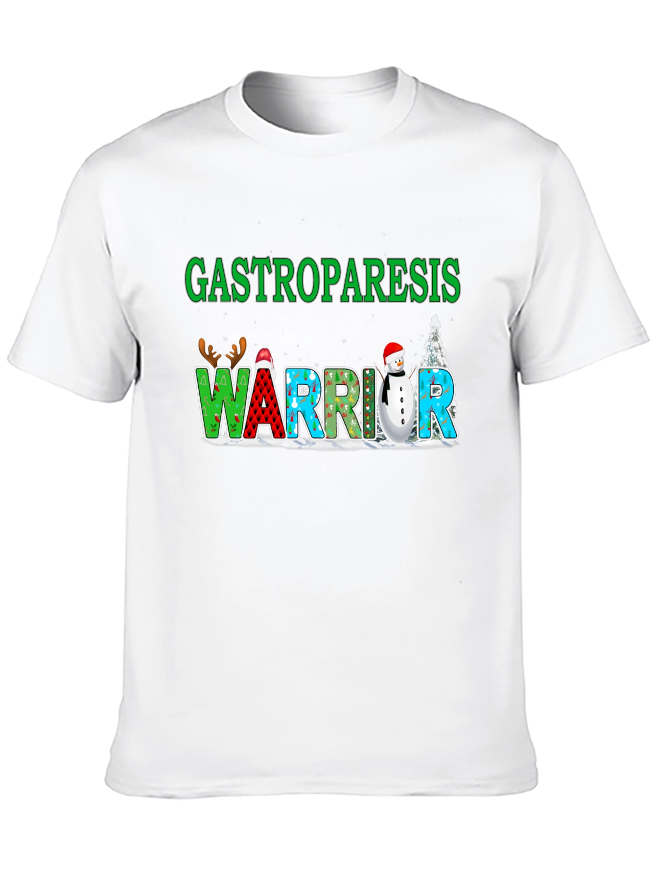Gastroparesis Warrior Holiday T-Shirt
