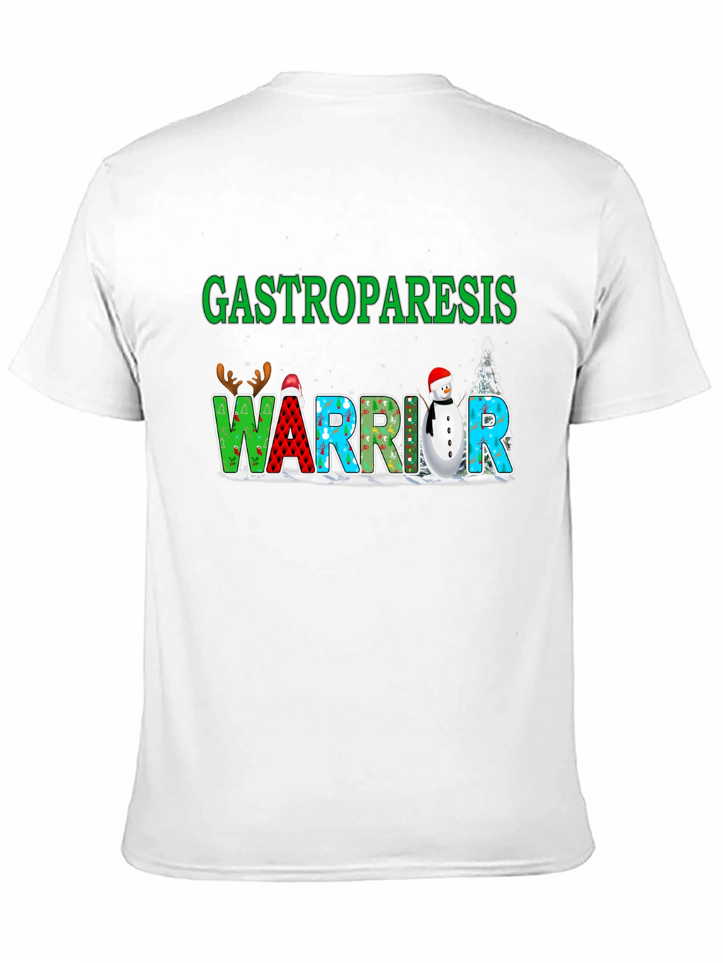 Gastroparesis Warrior Holiday T-Shirt