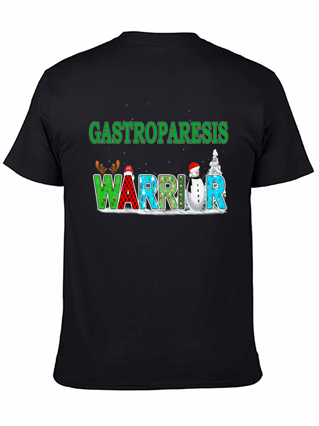Gastroparesis Warrior Holiday T-Shirt