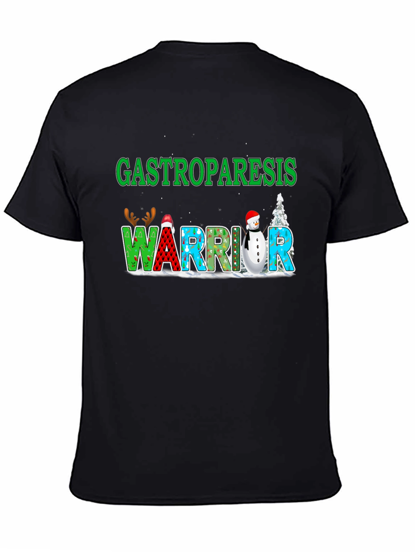Gastroparesis Warrior Holiday T-Shirt