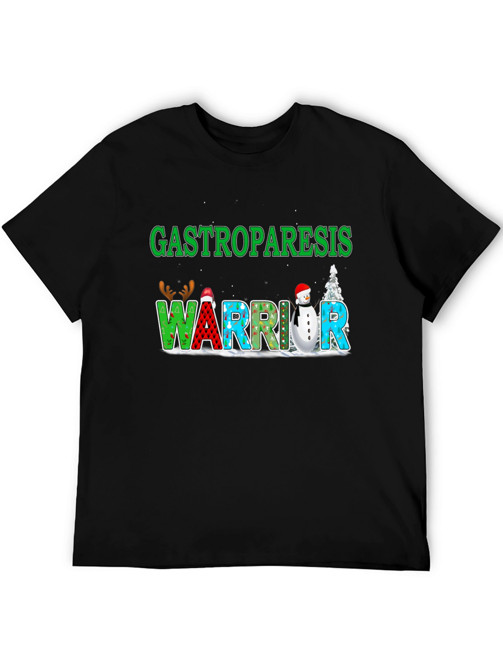 Gastroparesis Warrior Holiday T-Shirt