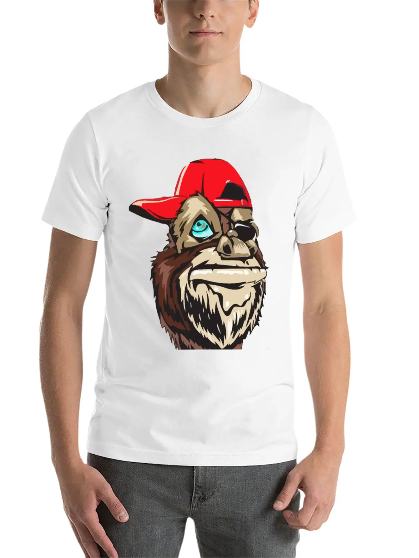 Ape Gangster Stylish Everyday T-Shirt – Unisex Basic Cotton Tee