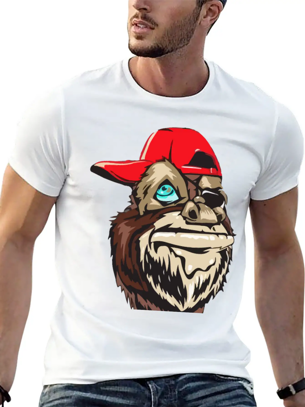 Ape Gangster Stylish Everyday T-Shirt – Unisex Basic Cotton Tee