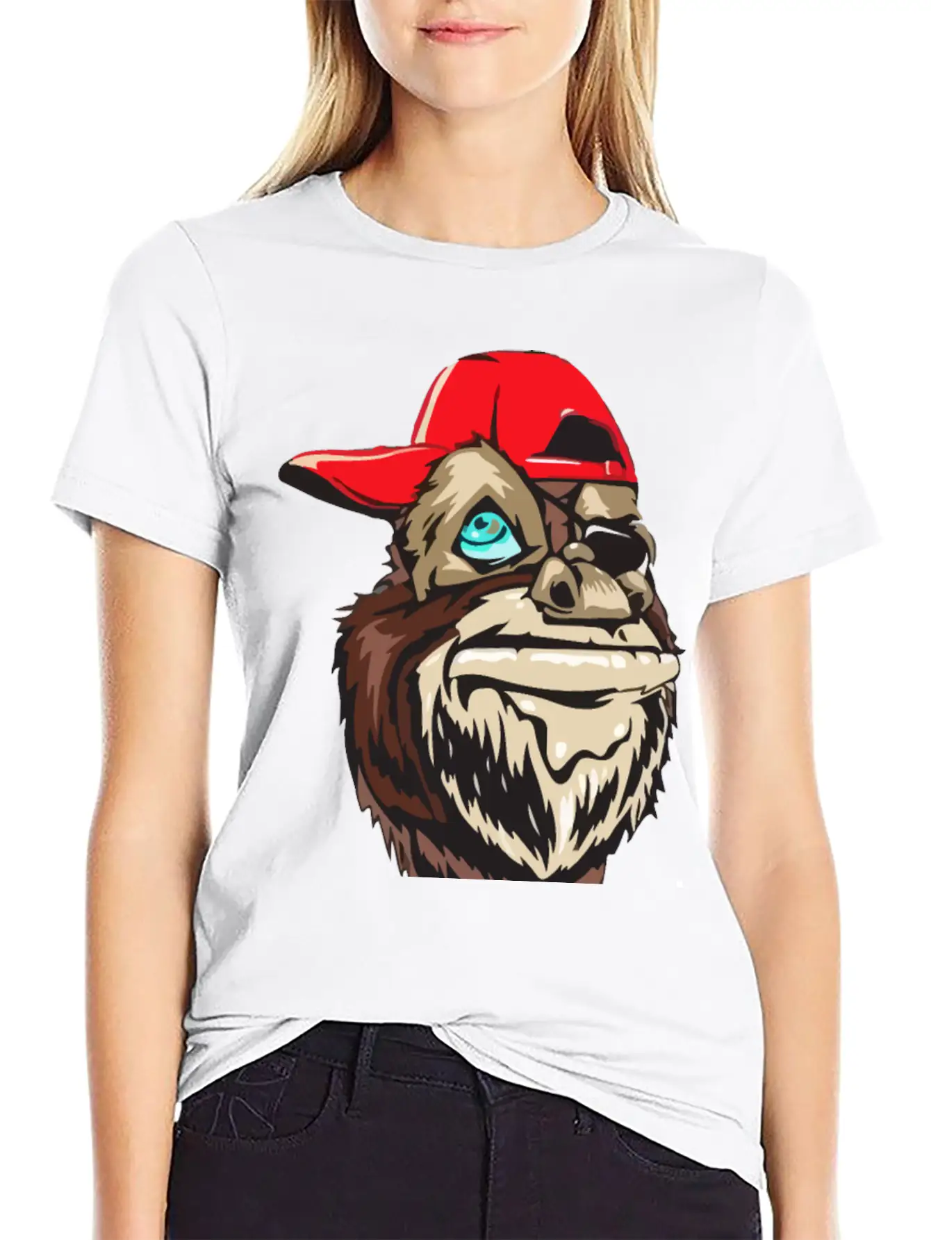 Ape Gangster Stylish Everyday T-Shirt – Unisex Basic Cotton Tee