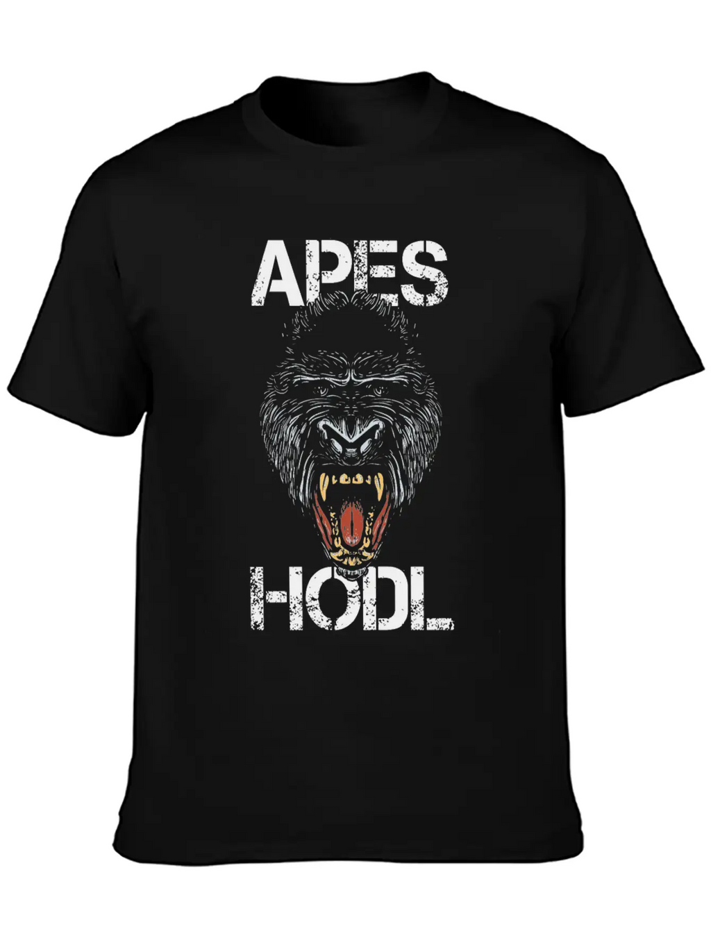 Apes Hodl Investing Stock Markets Investor Buy And Breathable Soft Cotton T-Shirt – Timeless Casual Look