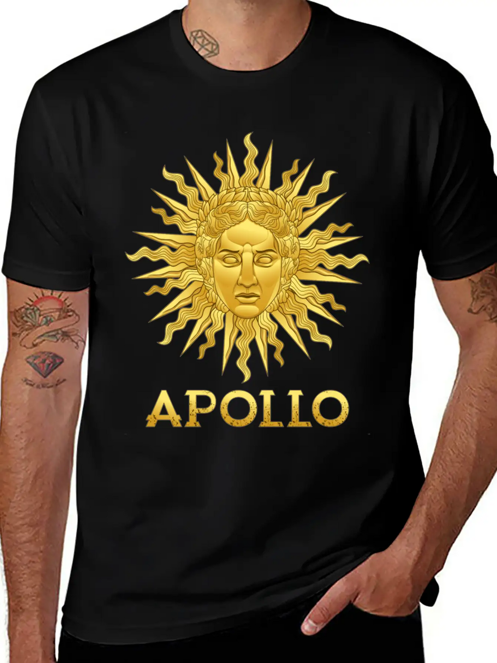 APOLLO Streetwear Essential Cotton Tee For Daily Outfits – Unisex Style