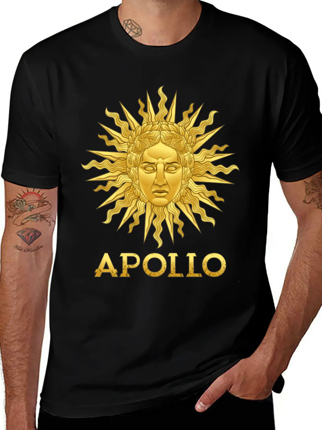 APOLLO Streetwear Essential Cotton Tee For Daily Outfits – Unisex Style