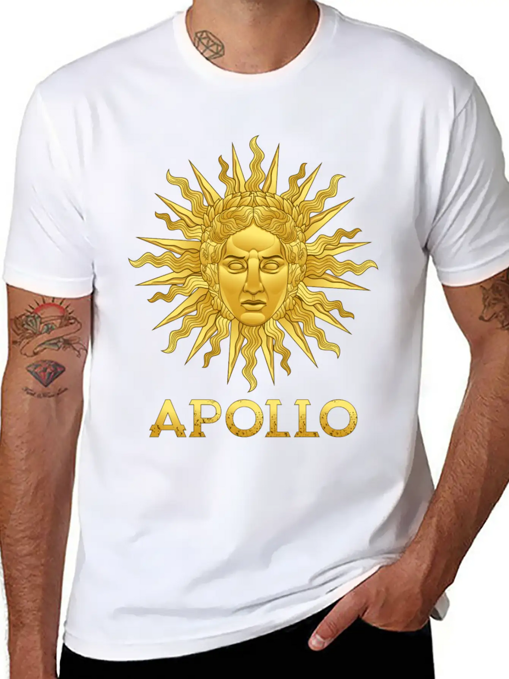 APOLLO Streetwear Essential Cotton Tee For Daily Outfits – Unisex Style