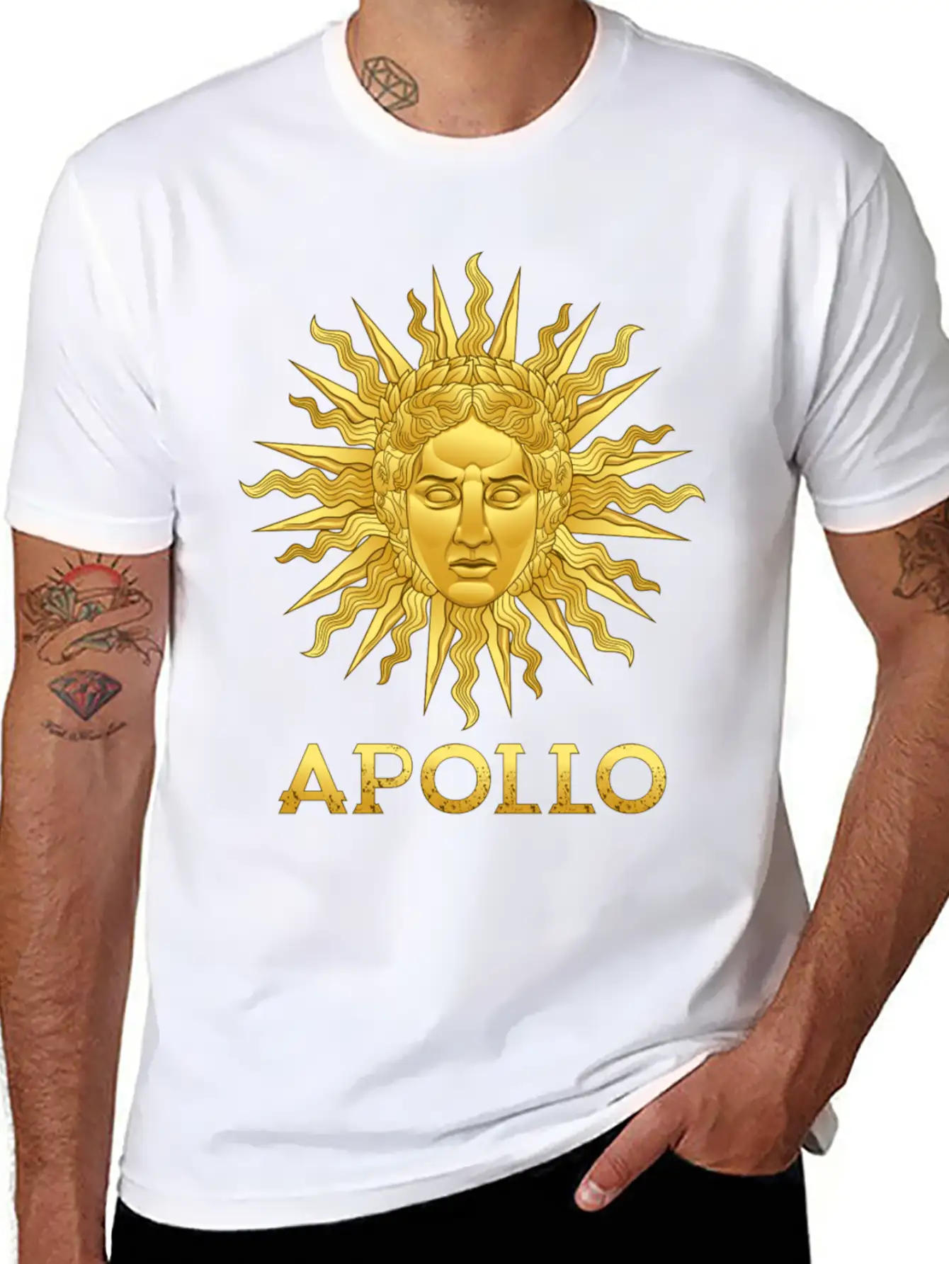 APOLLO Streetwear Essential Cotton Tee For Daily Outfits – Unisex Style