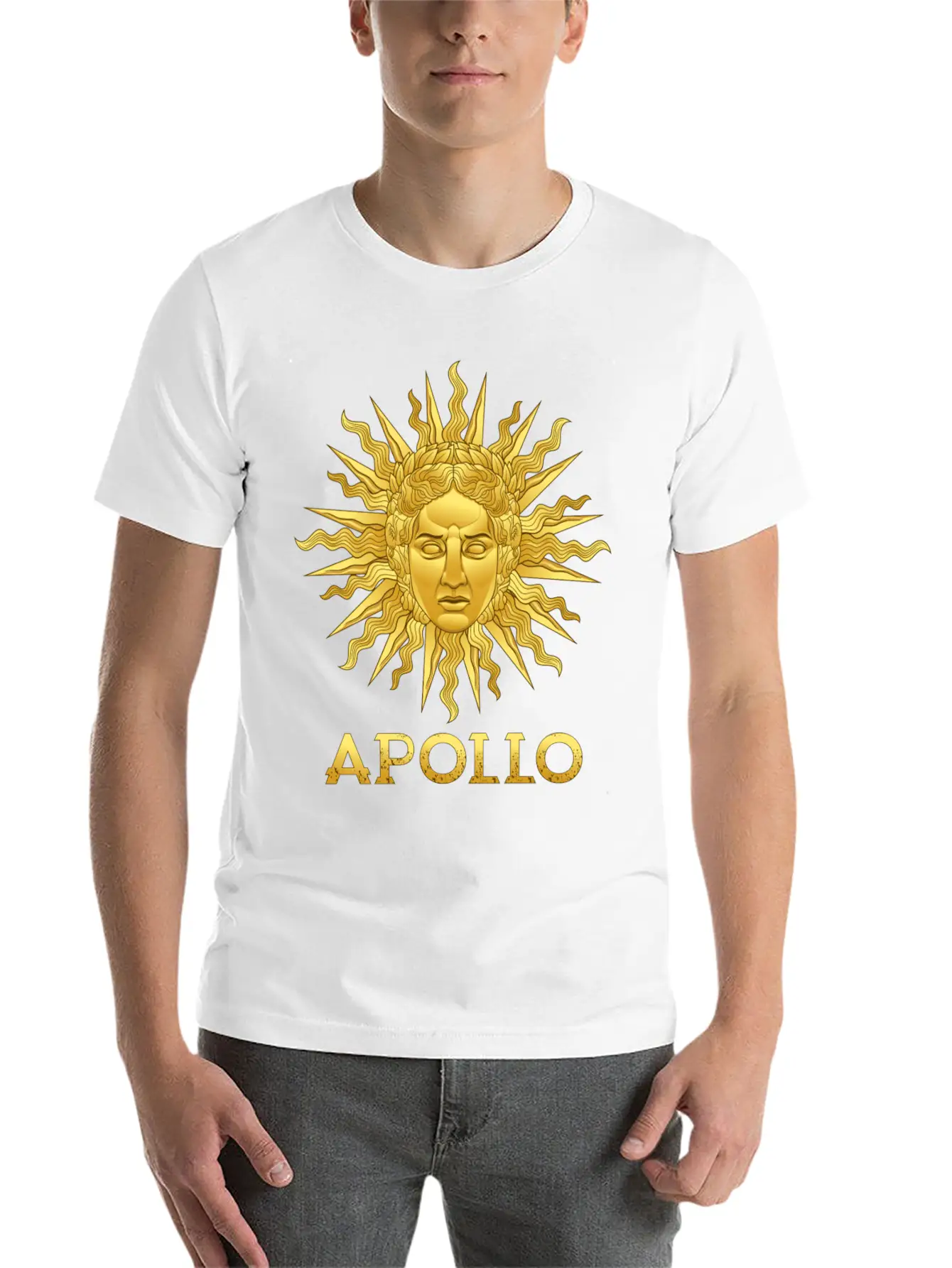 APOLLO Streetwear Essential Cotton Tee For Daily Outfits – Unisex Style