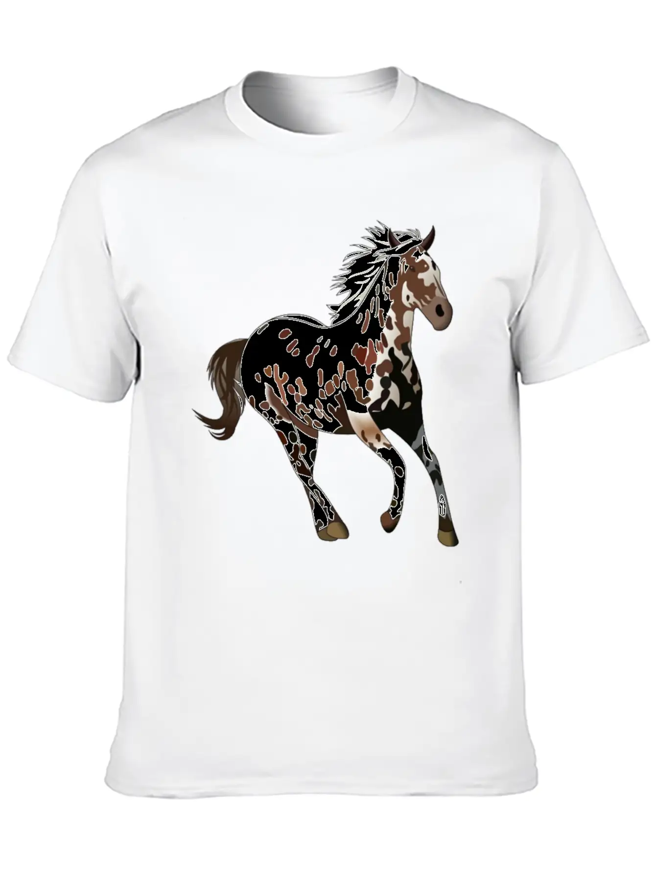 Appaloosa Horse - Horse Lover Gift, Horse Painting Breathable Soft Cotton T-Shirt – Timeless Casual Look