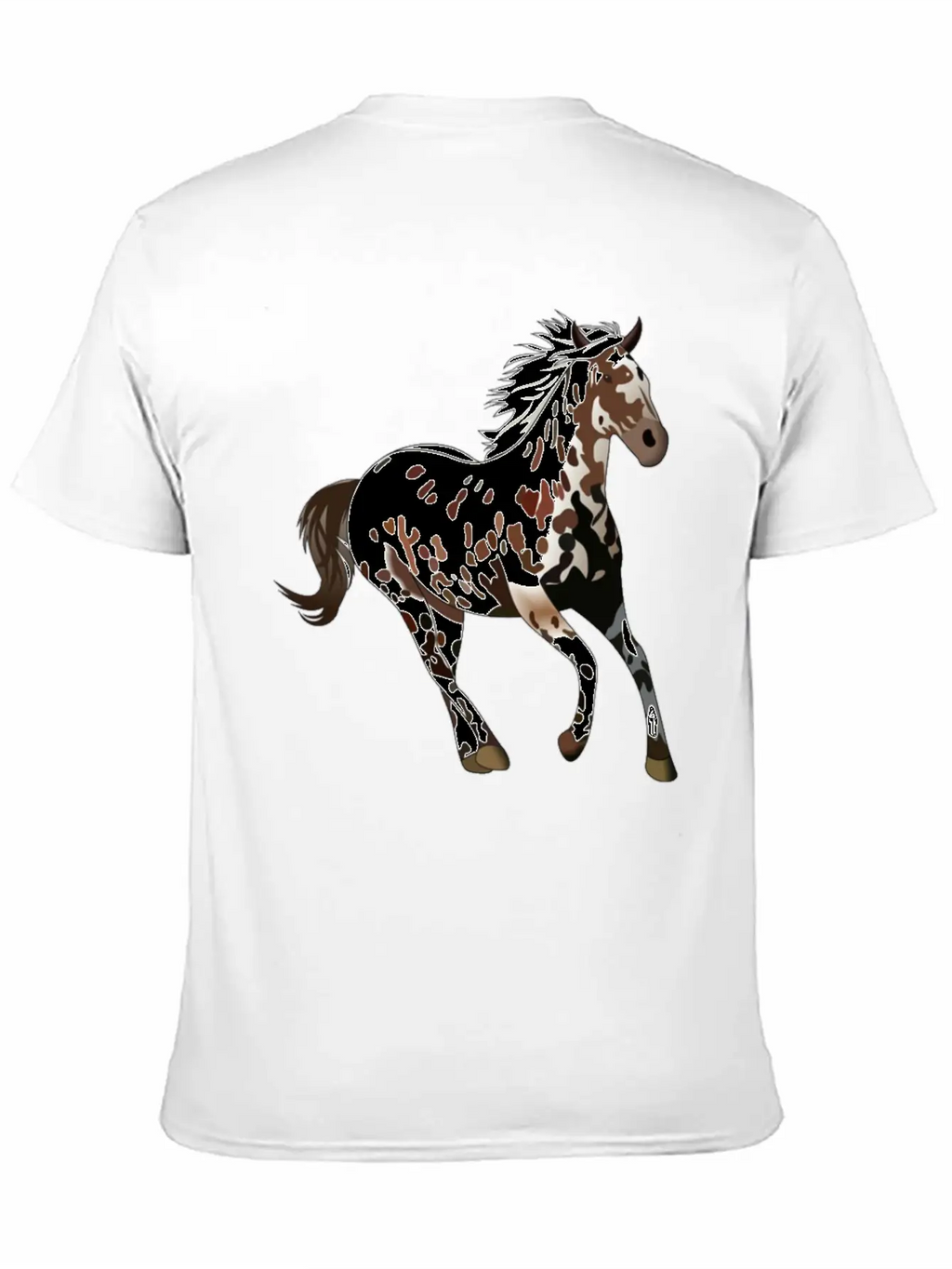 Appaloosa Horse - Horse Lover Gift, Horse Painting Breathable Soft Cotton T-Shirt – Timeless Casual Look