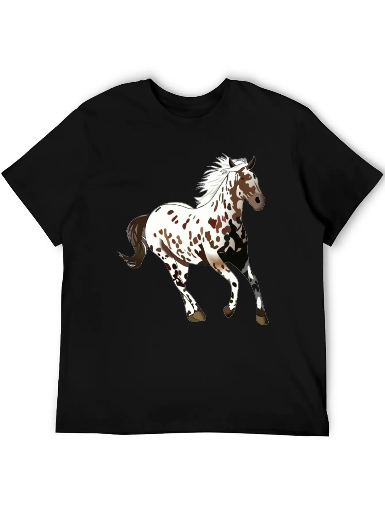 Appaloosa Horse - Horse Lover Gift, Horse Painting Breathable Soft Cotton T-Shirt – Timeless Casual Look