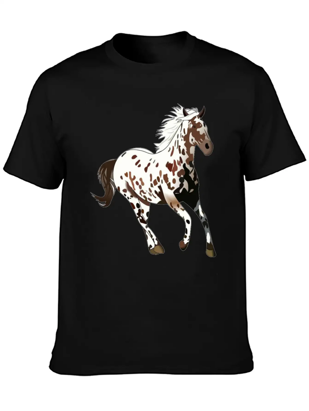 Appaloosa Horse - Horse Lover Gift, Horse Painting Breathable Soft Cotton T-Shirt – Timeless Casual Look