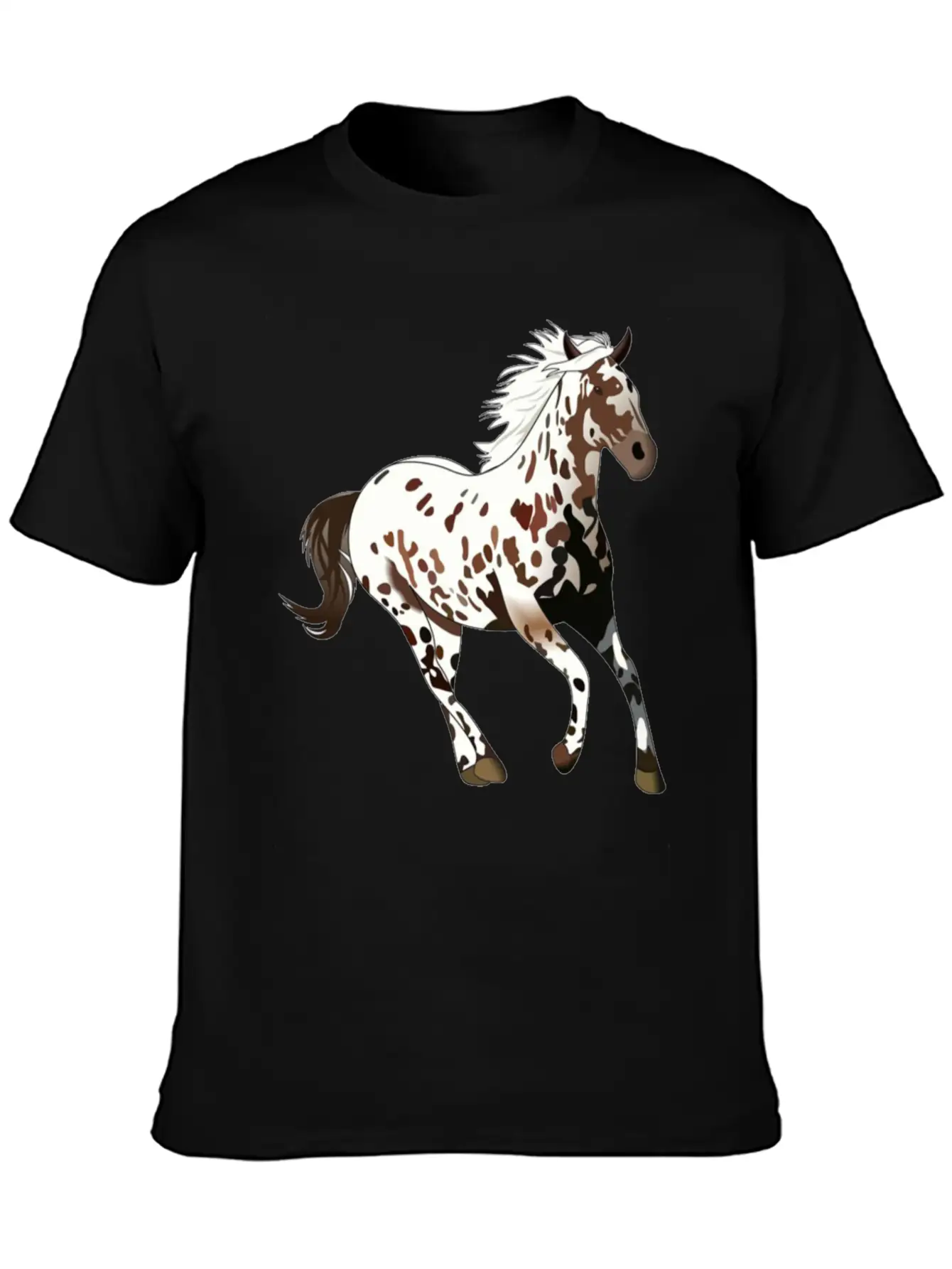 Appaloosa Horse - Horse Lover Gift, Horse Painting Breathable Soft Cotton T-Shirt – Timeless Casual Look