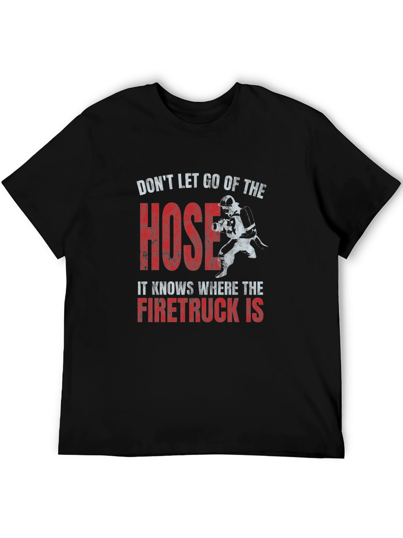 Firefighter Hose Graphic T-Shirt