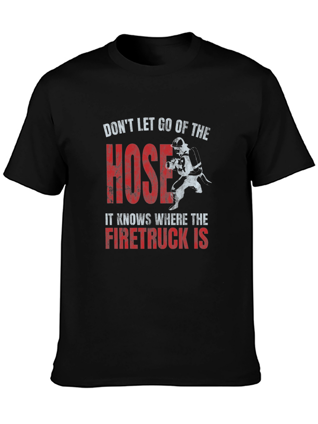 Firefighter Hose Graphic T-Shirt