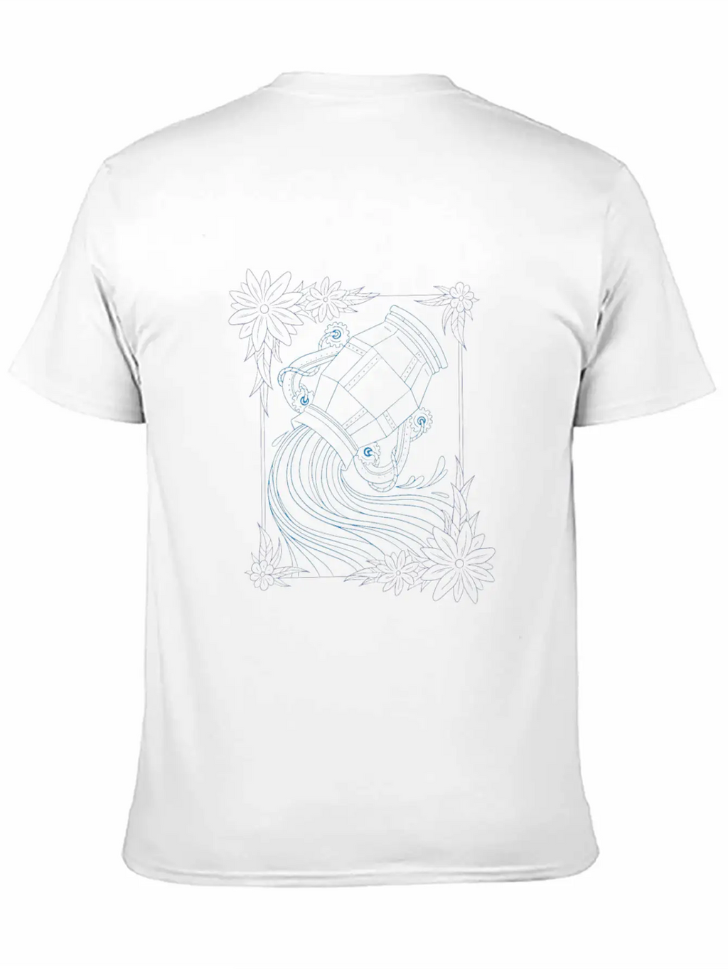 Aquarius Steampunk Innovation Breathable Graphic T-Shirt – Perfect For Casual Days