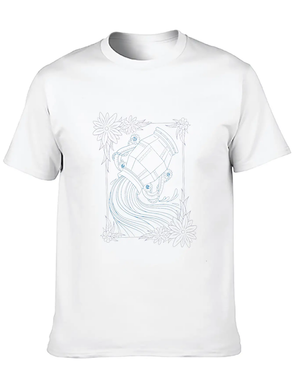 Aquarius Steampunk Innovation Breathable Graphic T-Shirt – Perfect For Casual Days