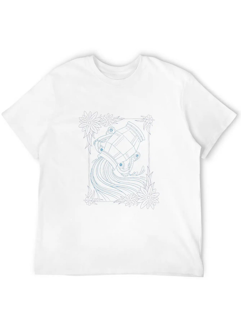Aquarius Steampunk Innovation Breathable Graphic T-Shirt – Perfect For Casual Days