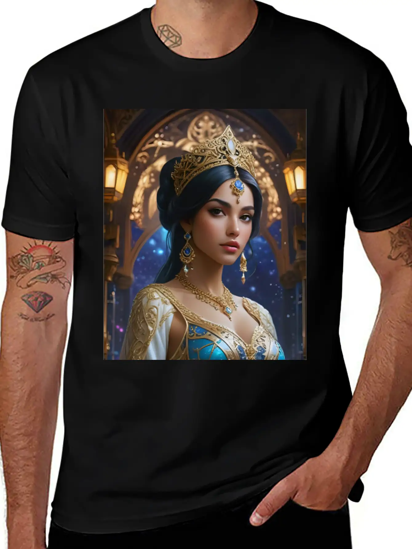 Arabian Princess Unisex Short Sleeve Soft Cotton T-Shirt – Casual Everyday Wear