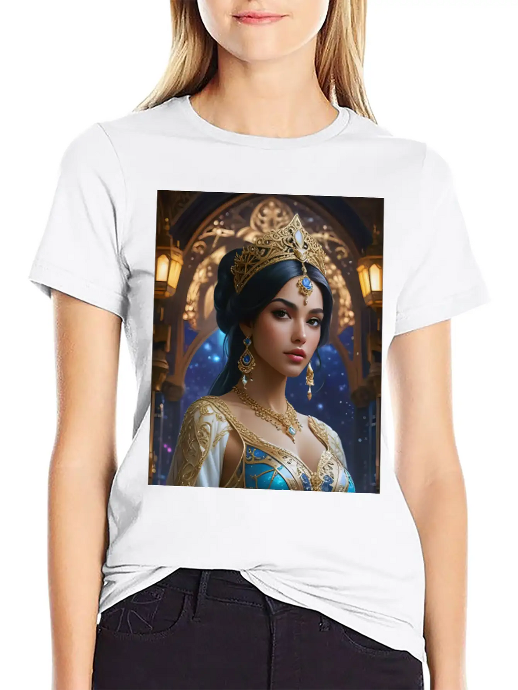 Arabian Princess Unisex Short Sleeve Soft Cotton T-Shirt – Casual Everyday Wear