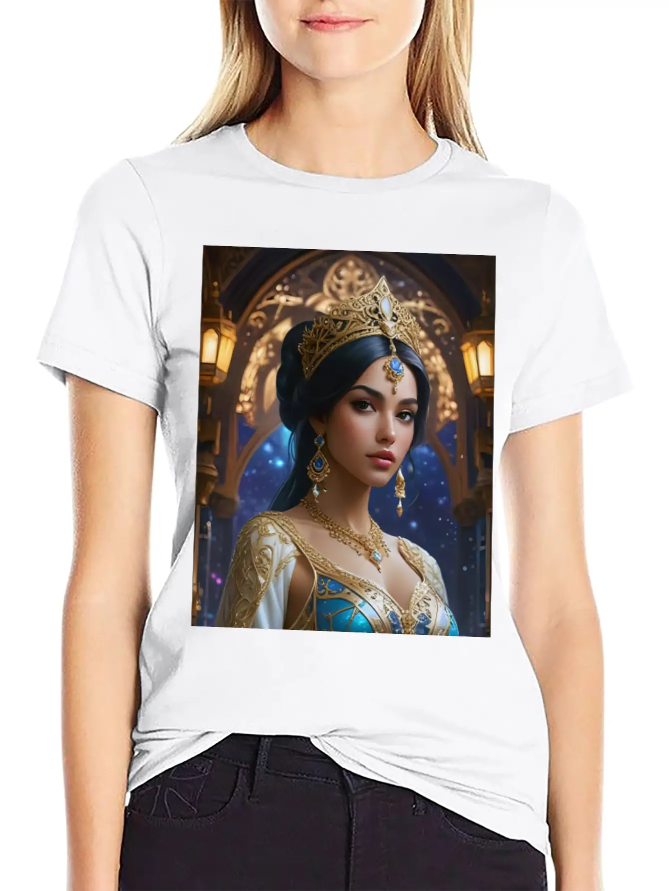 Arabian Princess Unisex Short Sleeve Soft Cotton T-Shirt – Casual Everyday Wear