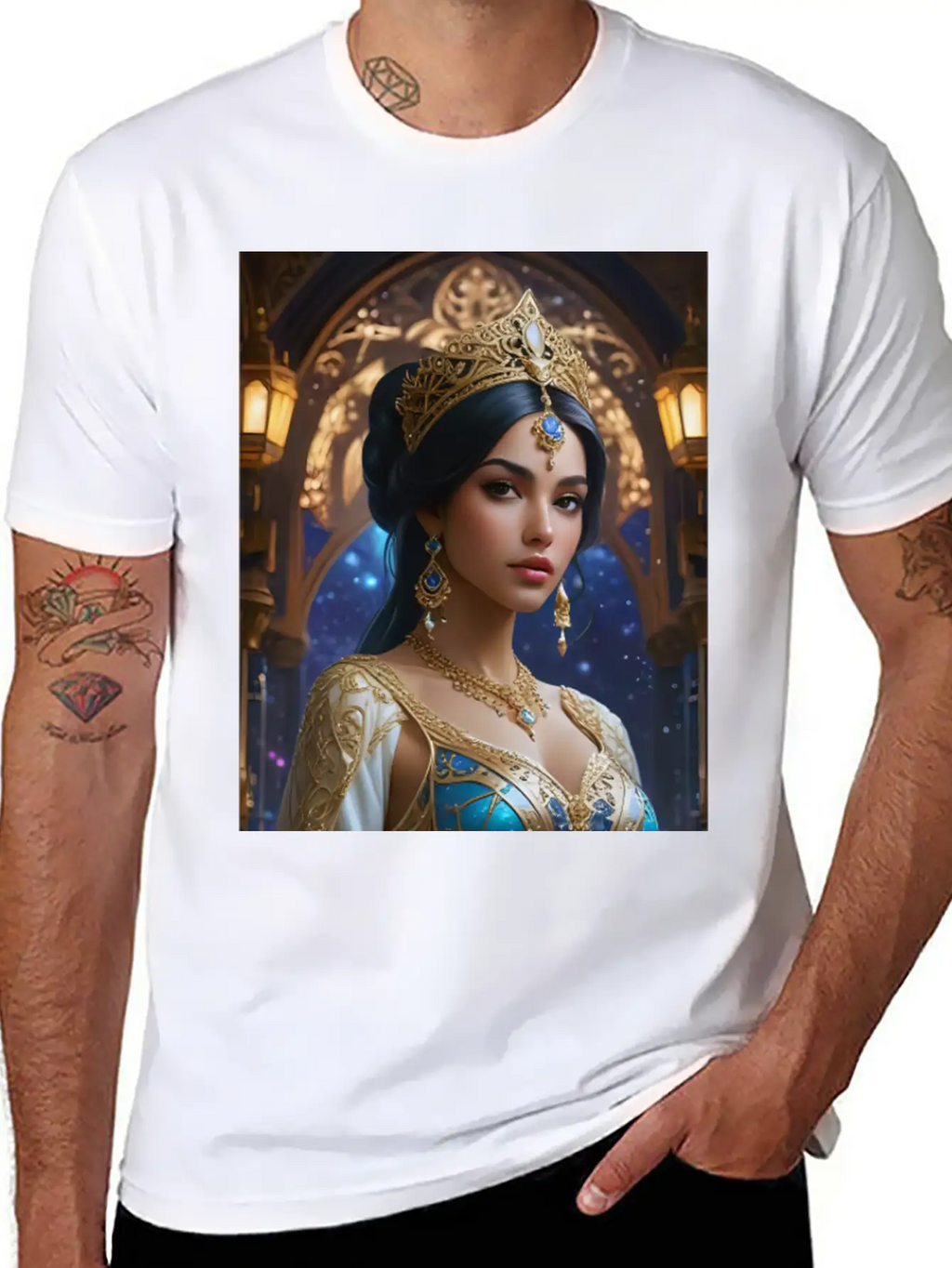 Arabian Princess Unisex Short Sleeve Soft Cotton T-Shirt – Casual Everyday Wear