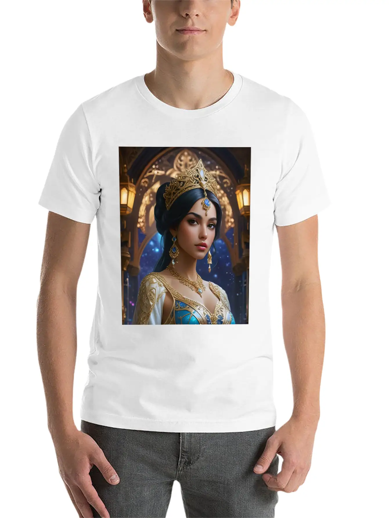 Arabian Princess Unisex Short Sleeve Soft Cotton T-Shirt – Casual Everyday Wear