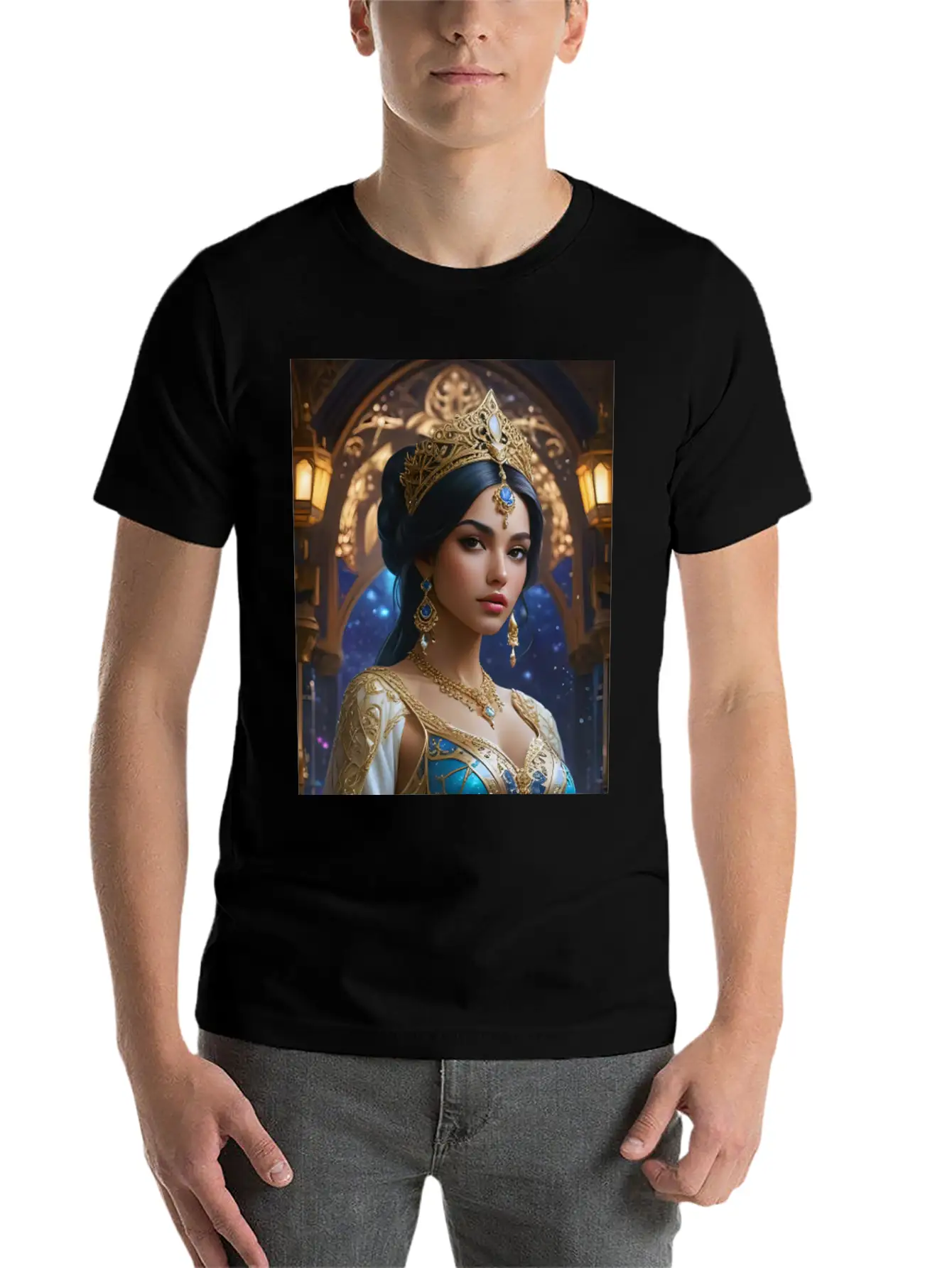 Arabian Princess Unisex Short Sleeve Soft Cotton T-Shirt – Casual Everyday Wear