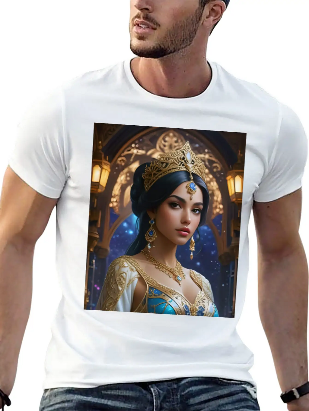 Arabian Princess Unisex Short Sleeve Soft Cotton T-Shirt – Casual Everyday Wear