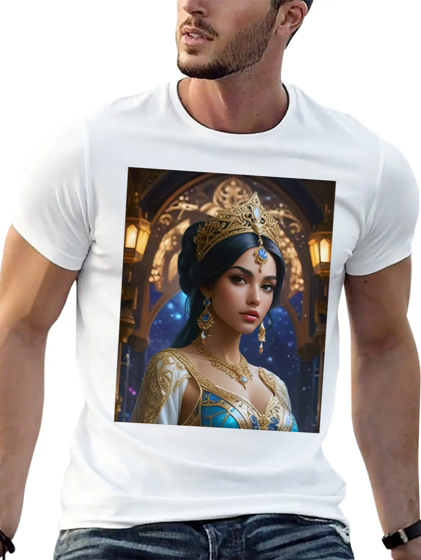 Arabian Princess Unisex Short Sleeve Soft Cotton T-Shirt – Casual Everyday Wear