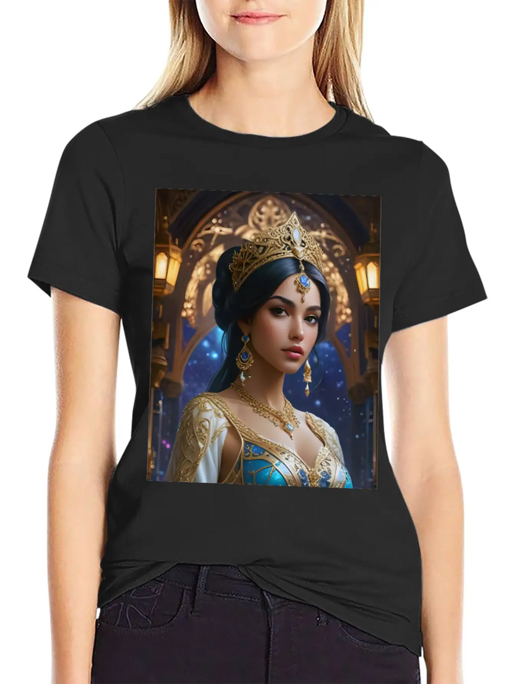 Arabian Princess Unisex Short Sleeve Soft Cotton T-Shirt – Casual Everyday Wear