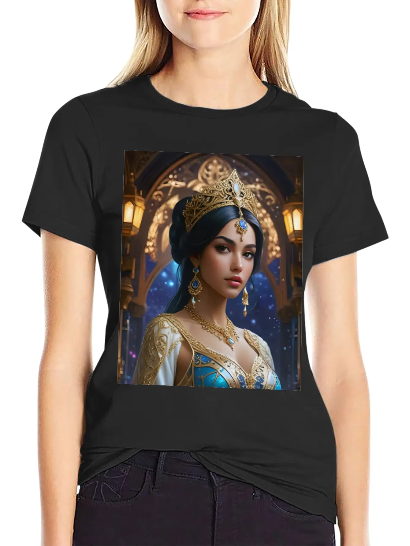 Arabian Princess Unisex Short Sleeve Soft Cotton T-Shirt – Casual Everyday Wear