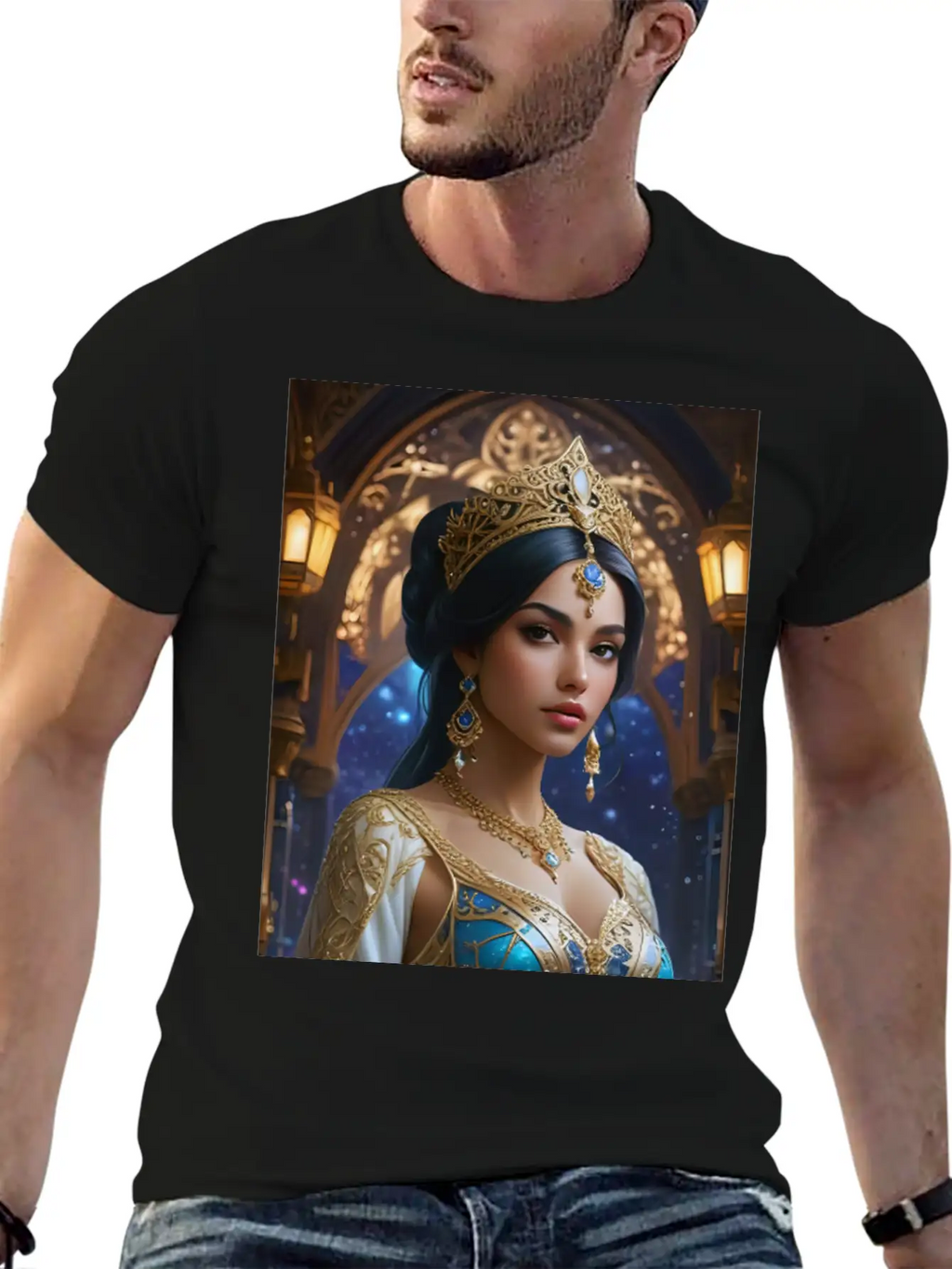 Arabian Princess Unisex Short Sleeve Soft Cotton T-Shirt – Casual Everyday Wear