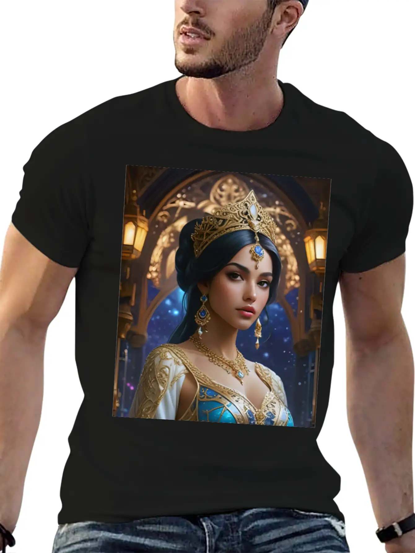 Arabian Princess Unisex Short Sleeve Soft Cotton T-Shirt – Casual Everyday Wear