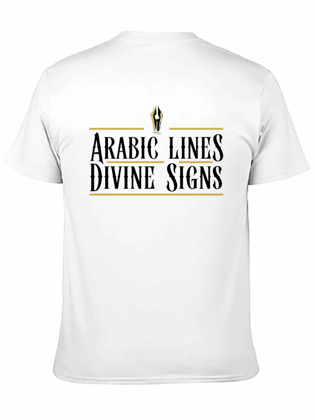 Arabic Calligraphy Calligraphic Writing Lettering Unisex Casual T-Shirt – Clean Design For Daily Comfort