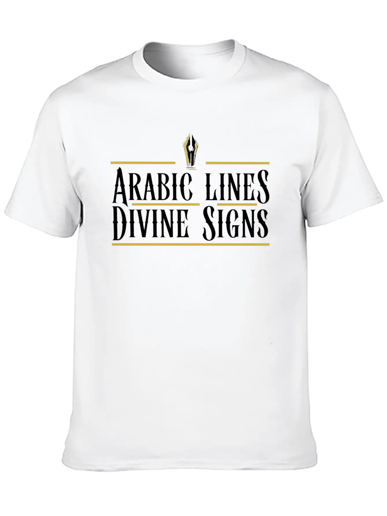 Arabic Calligraphy Calligraphic Writing Lettering Unisex Casual T-Shirt – Clean Design For Daily Comfort