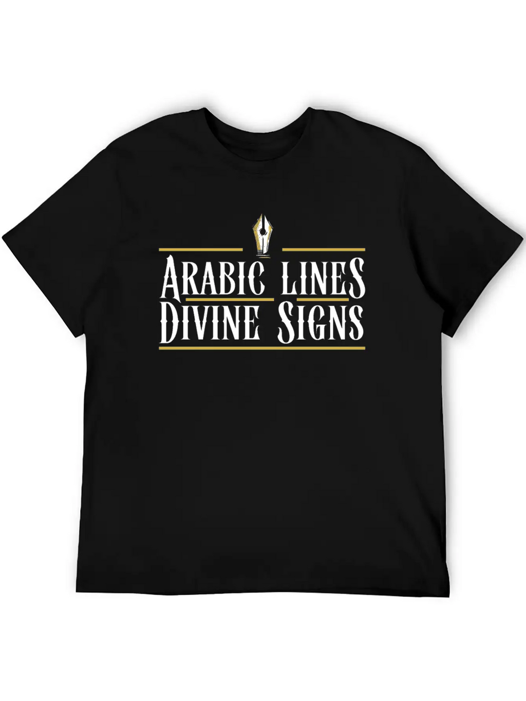 Arabic Calligraphy Calligraphic Writing Lettering Unisex Casual T-Shirt – Clean Design For Daily Comfort
