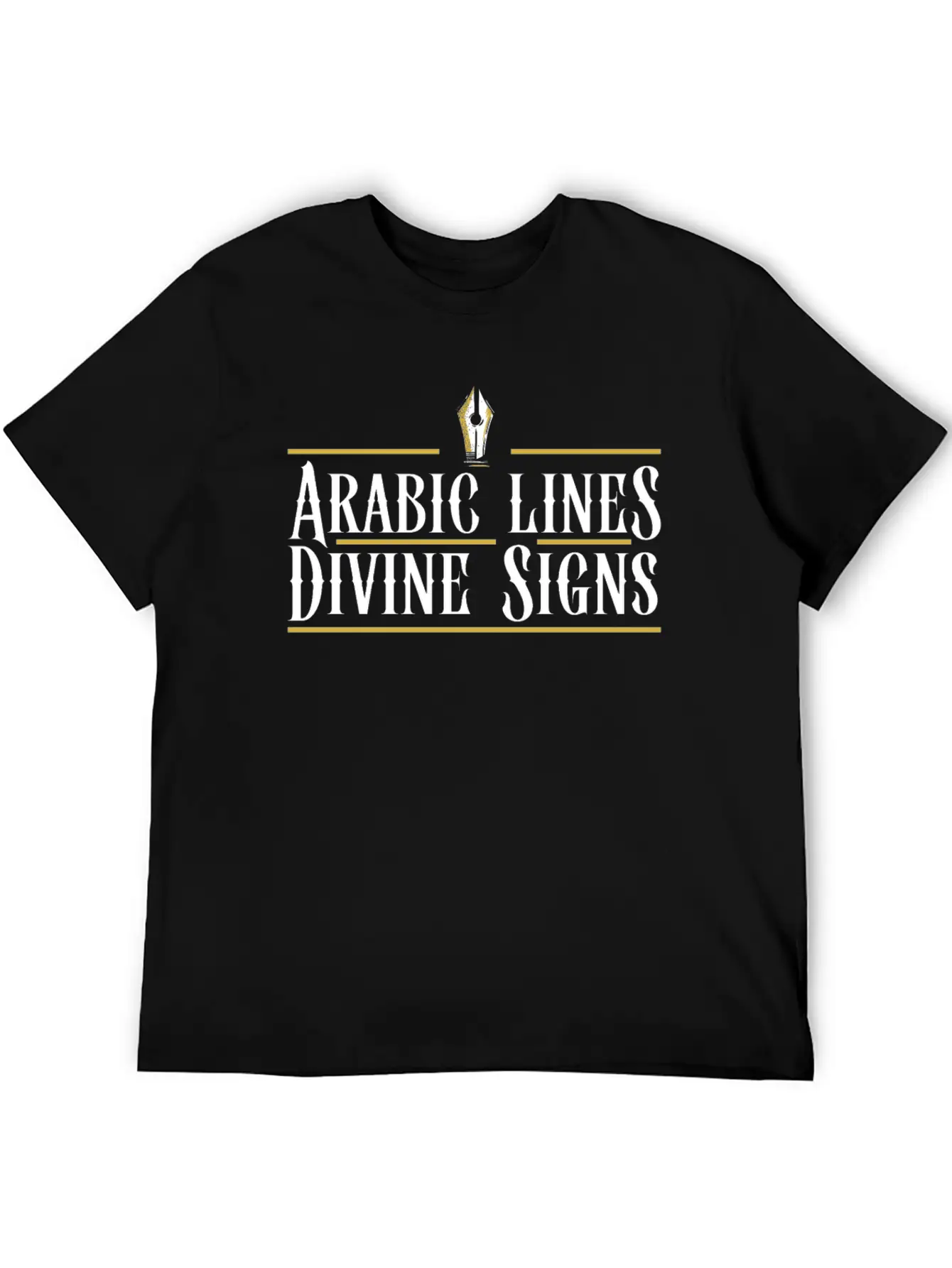 Arabic Calligraphy Calligraphic Writing Lettering Unisex Casual T-Shirt – Clean Design For Daily Comfort