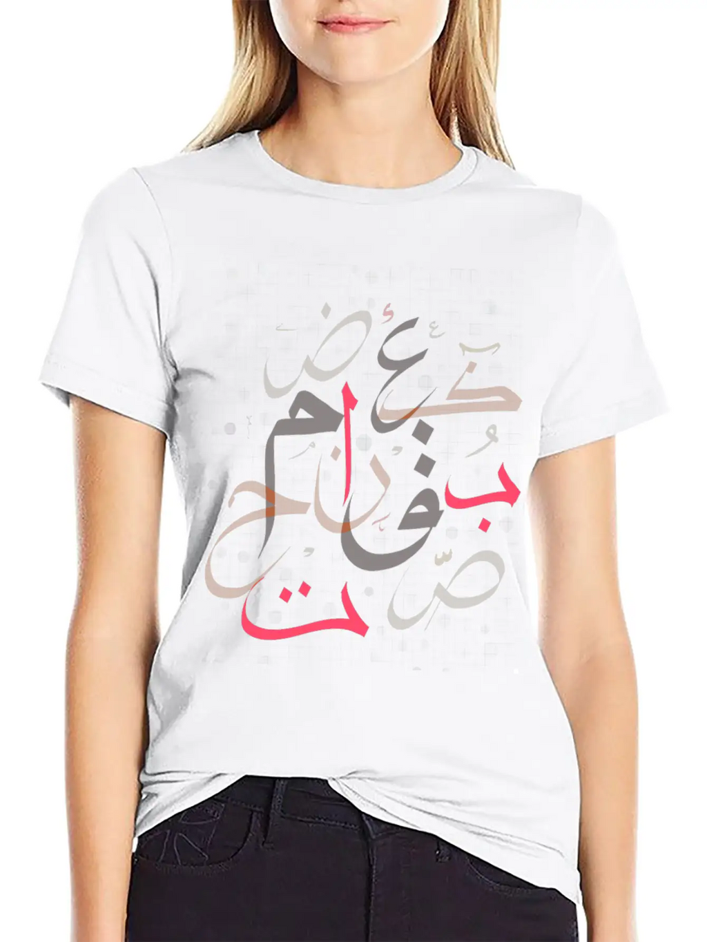 Arabic Calligraphy Unisex Short Sleeve Soft Cotton T-Shirt – Casual Everyday Wear