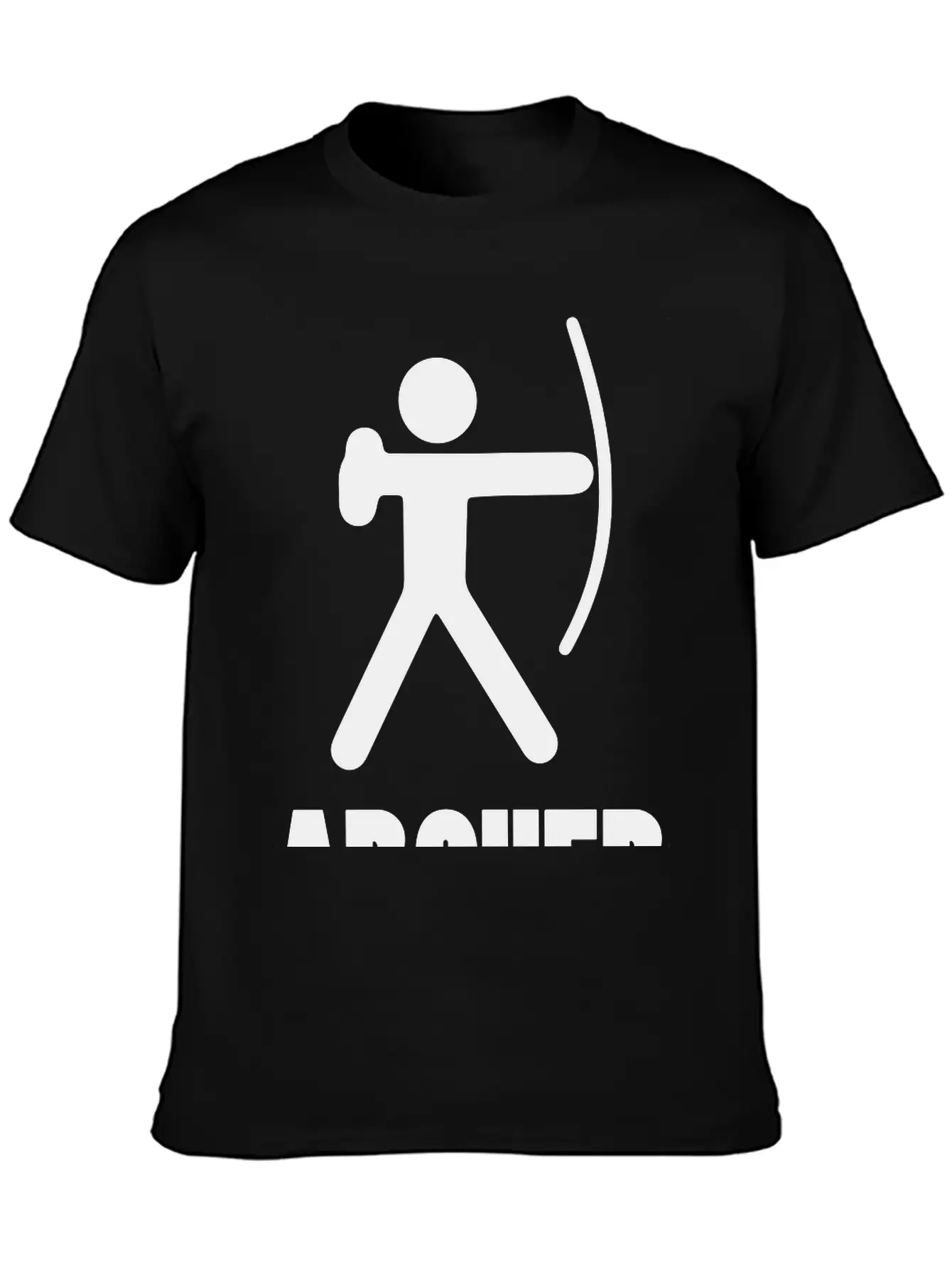 ARCHER (Archery Stickman/Stickfigure) Unisex Casual T-Shirt – Clean Design For Daily Comfort
