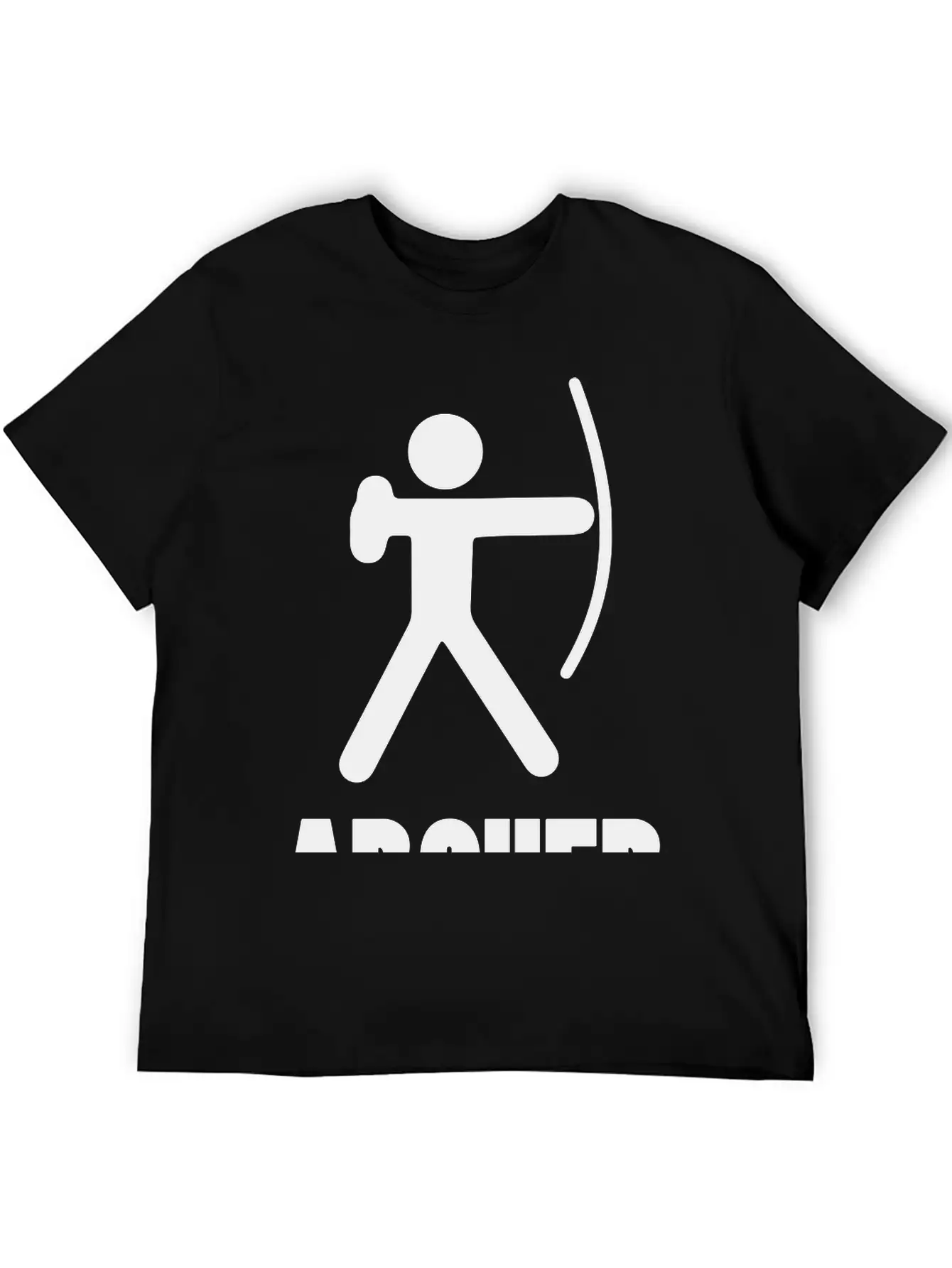 ARCHER (Archery Stickman/Stickfigure) Unisex Casual T-Shirt – Clean Design For Daily Comfort