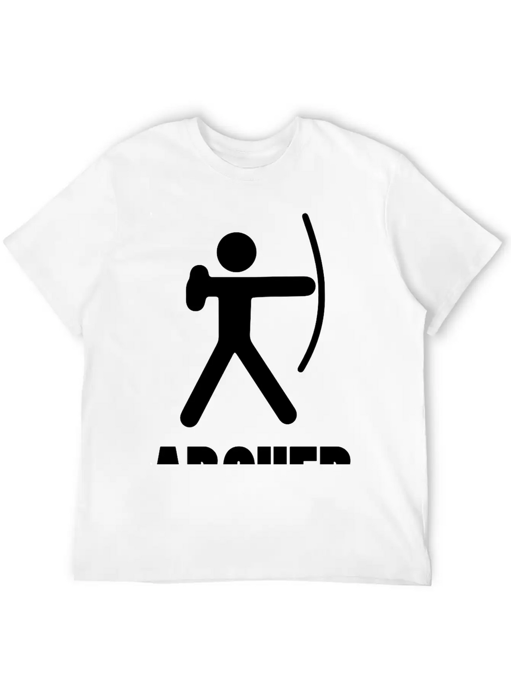ARCHER (Archery Stickman/Stickfigure) Unisex Casual T-Shirt – Clean Design For Daily Comfort